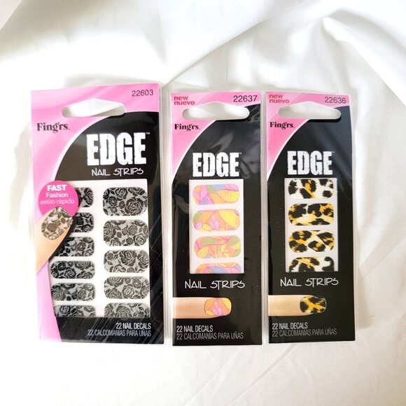 5 Pack BUNDLE, 2 Eye Masks, 66 Count Mixed Nail Strips, NEW in Package - Picture 3 of 5